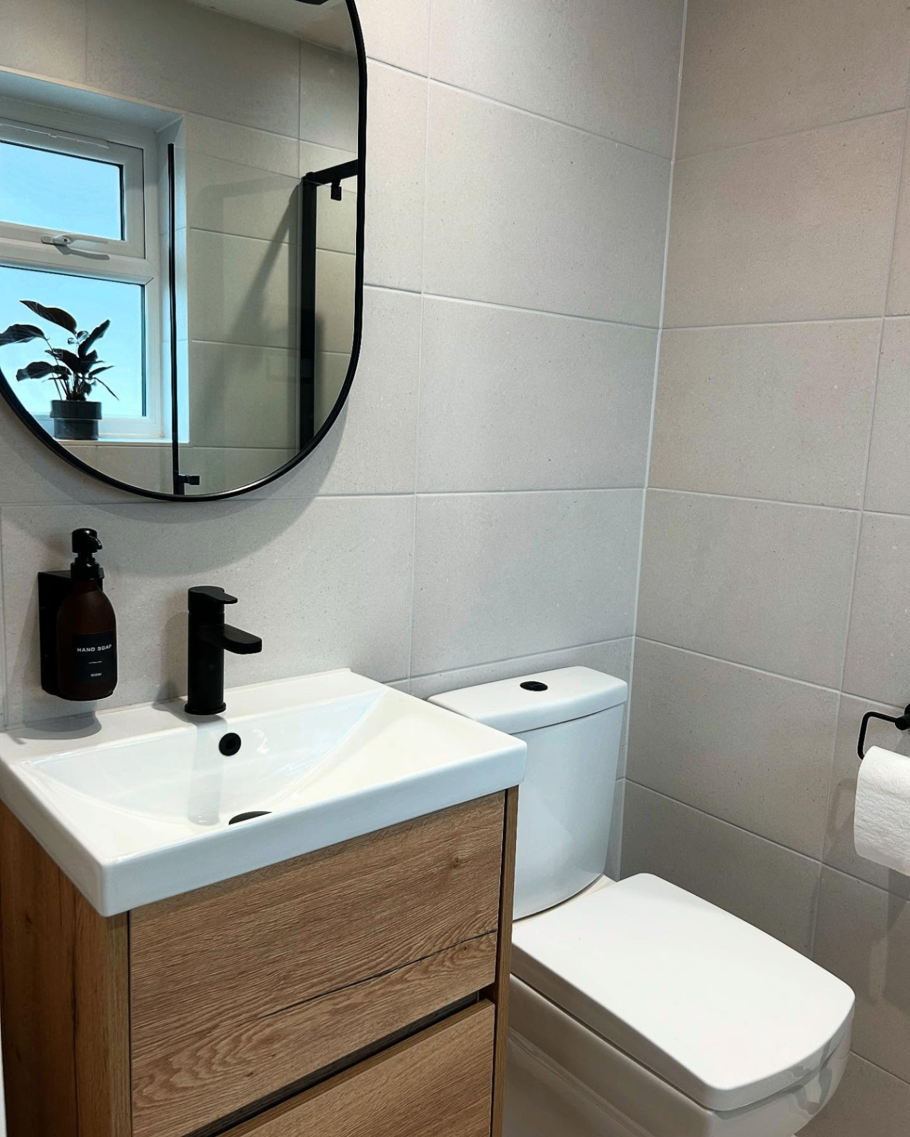 New white basin and toilet installation in Corringham, Essex