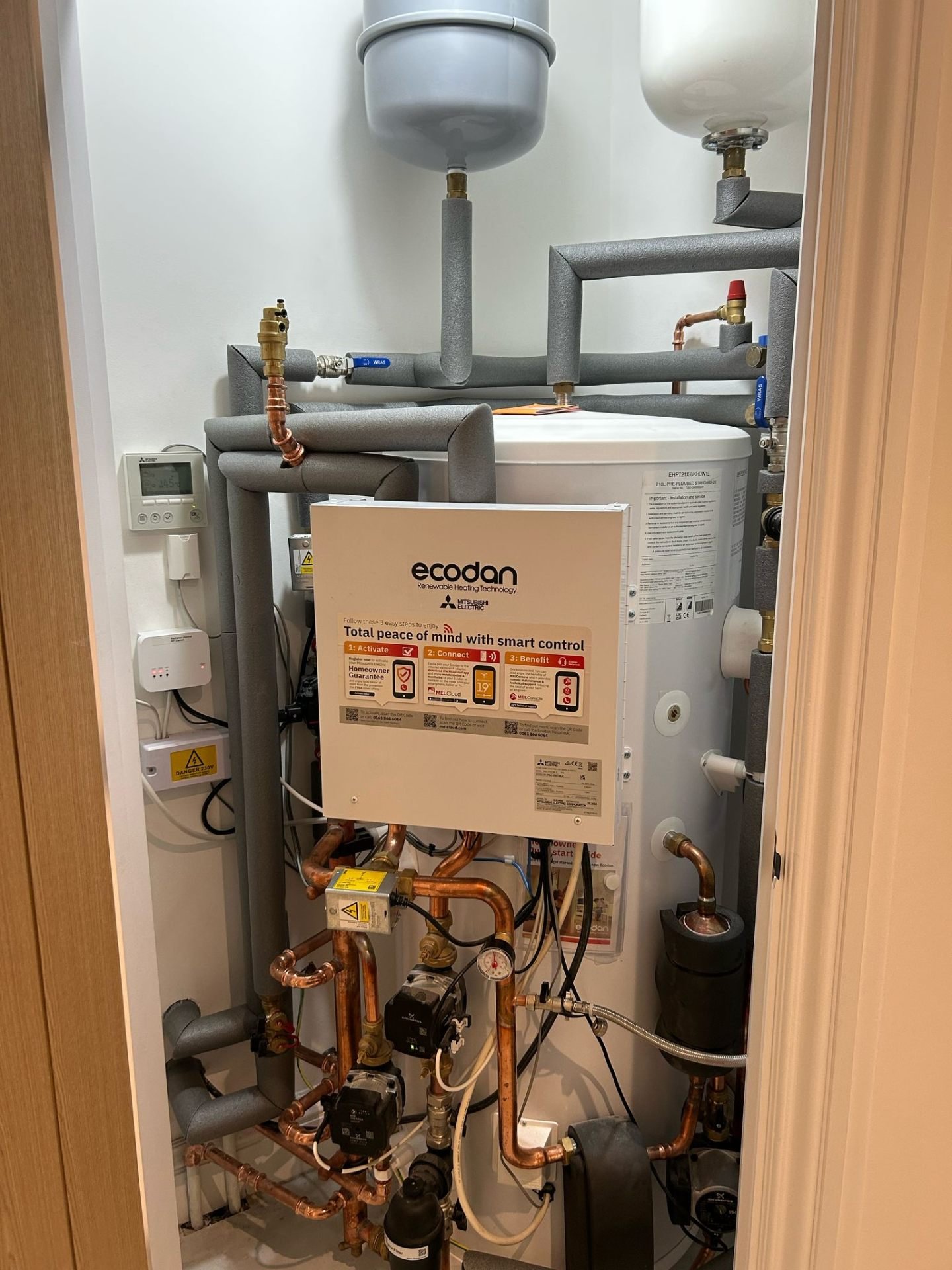 New build plumbing and heating pipework installed by Plumbers ESX in Essex